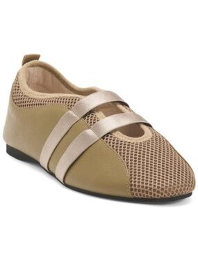 INTENTIONALLY BLANK Leather slip on ballet sneakers